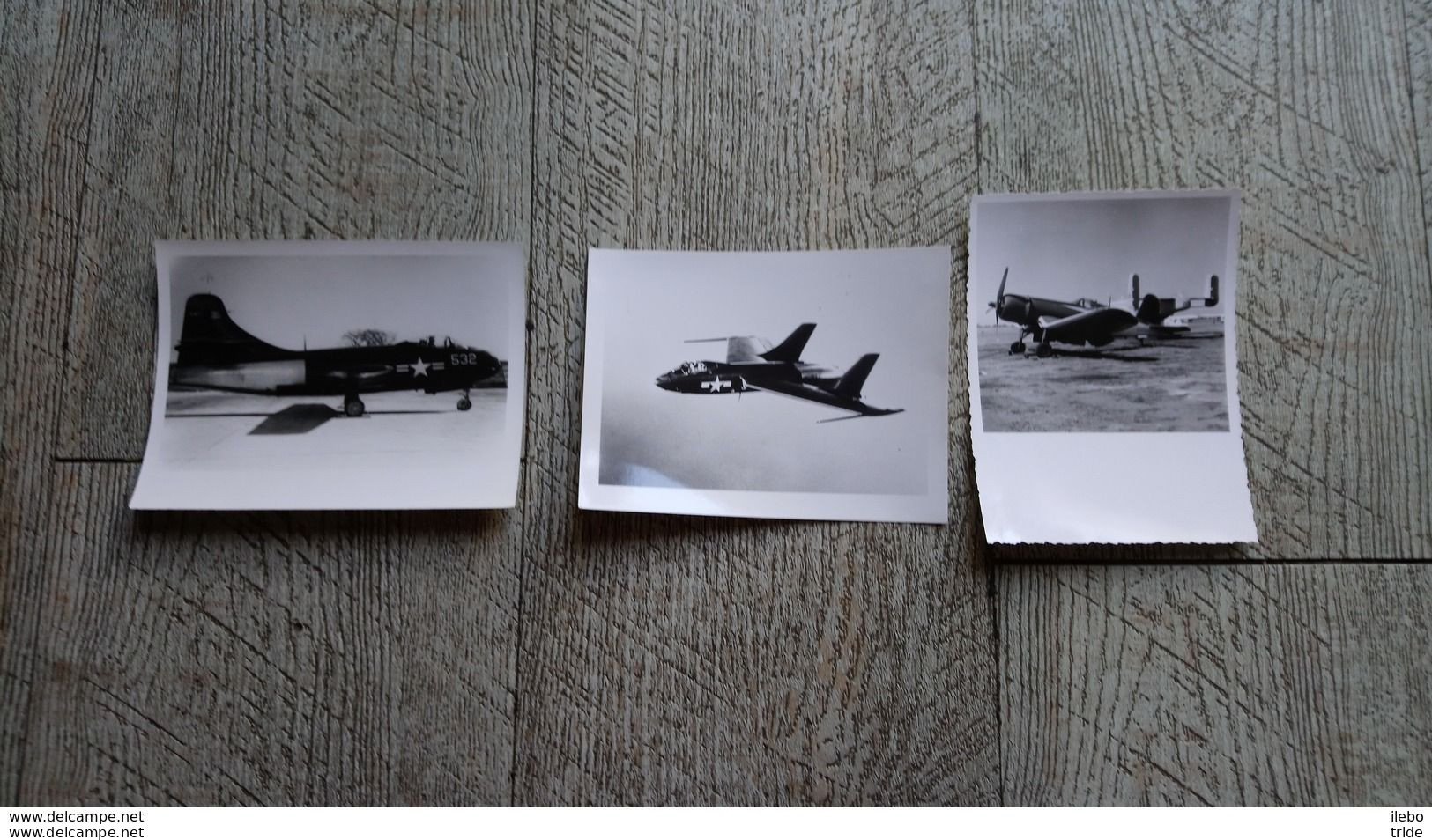 Lot 3 Photo Avion Chance FGU1 Chasse Cutlass F402 Coursair Aviation Militaire USA - Aviazione