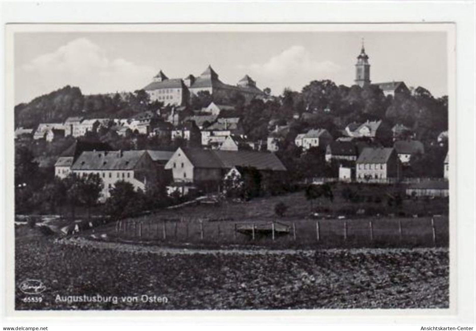 39036705 - Augustusburg Mit Gesamtansicht Von Osten Ungelaufen  Gute Erhaltung. - Augustusburg