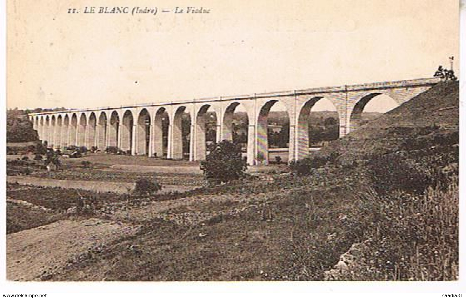 36  LE BLANC LE VIADUC  1936 - Le Blanc