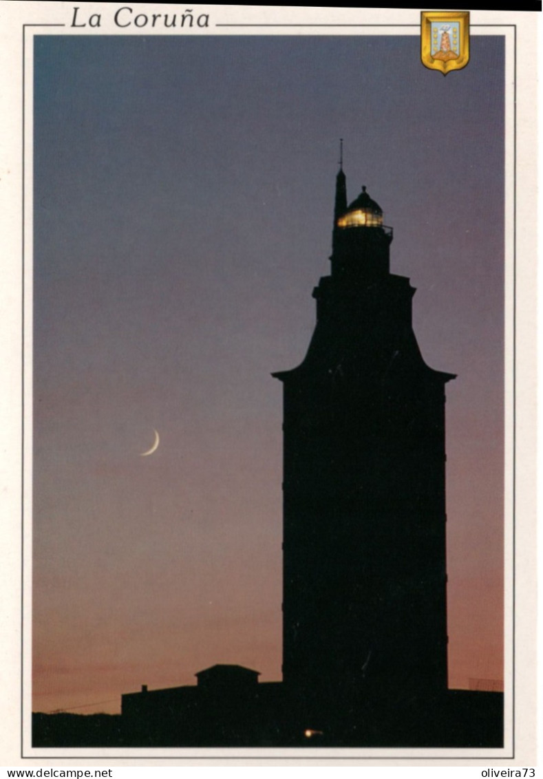 LA CORUÑA - Torre De Hercules De Noche - La Coruña