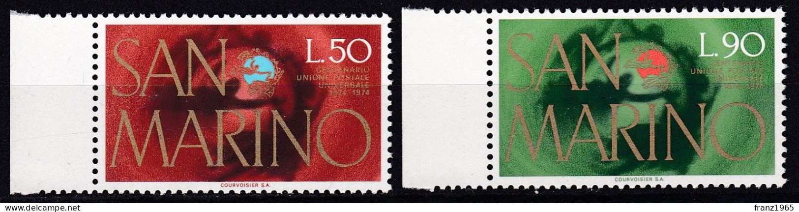 UPU Centenary - 1974 - Unused Stamps