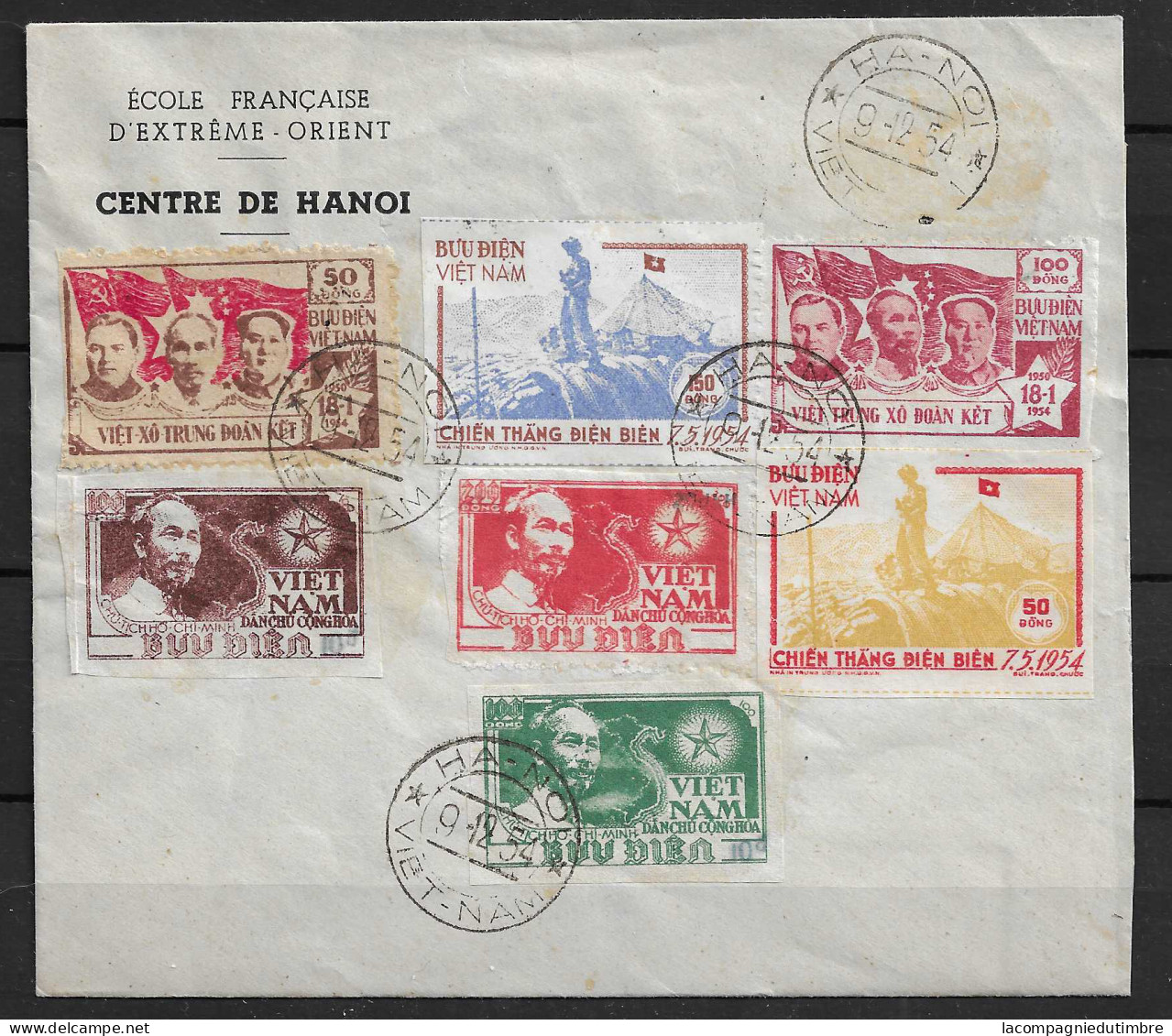 Vietnam Nord Superbe Lettre Entière De 1954. Affranchissement Composé. TB - Viêt-Nam