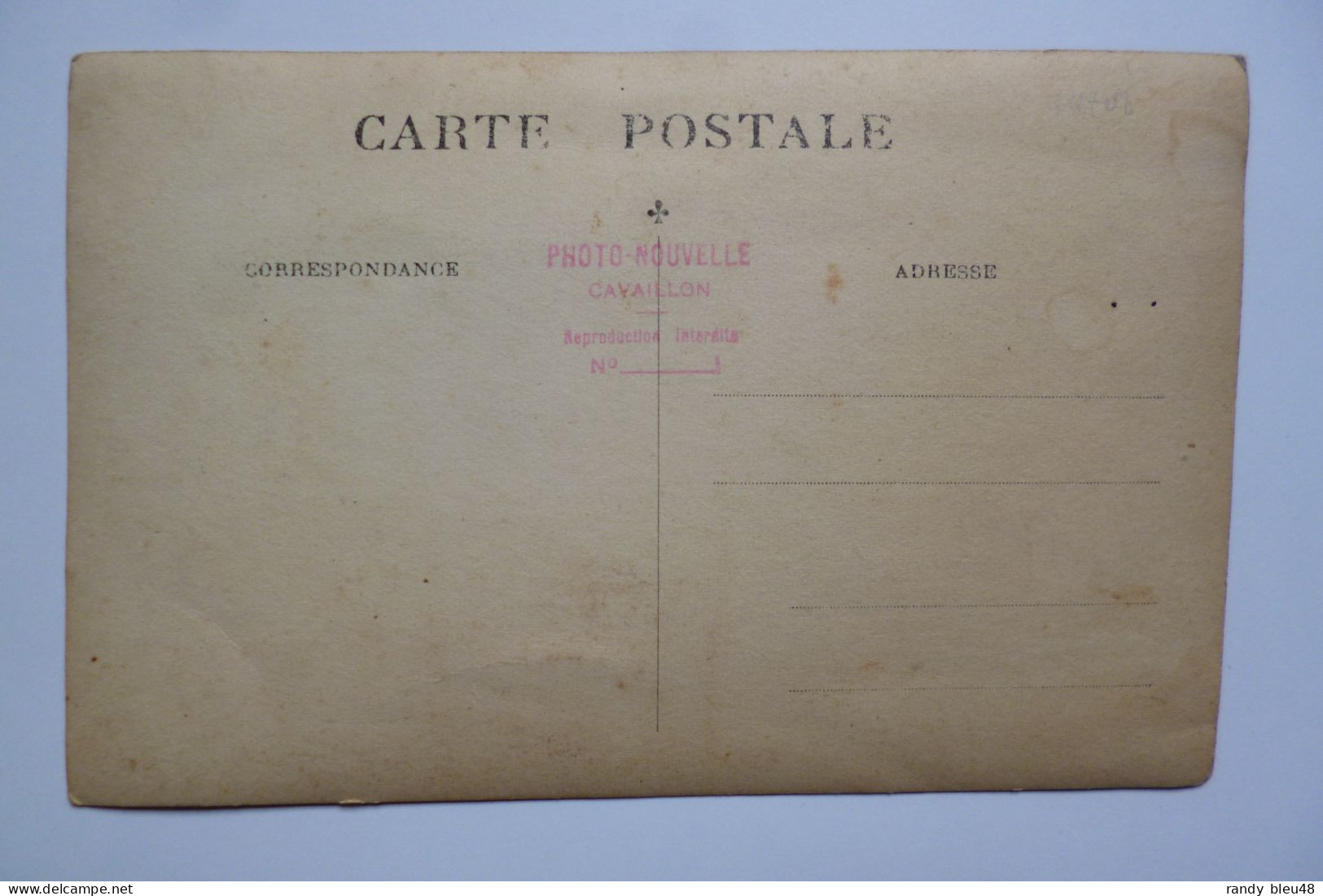 Carte Photo   - Jeune Homme  -  Photographie Nouvelle   - CAVAILLON  -  VAUCLUSE - Cavaillon