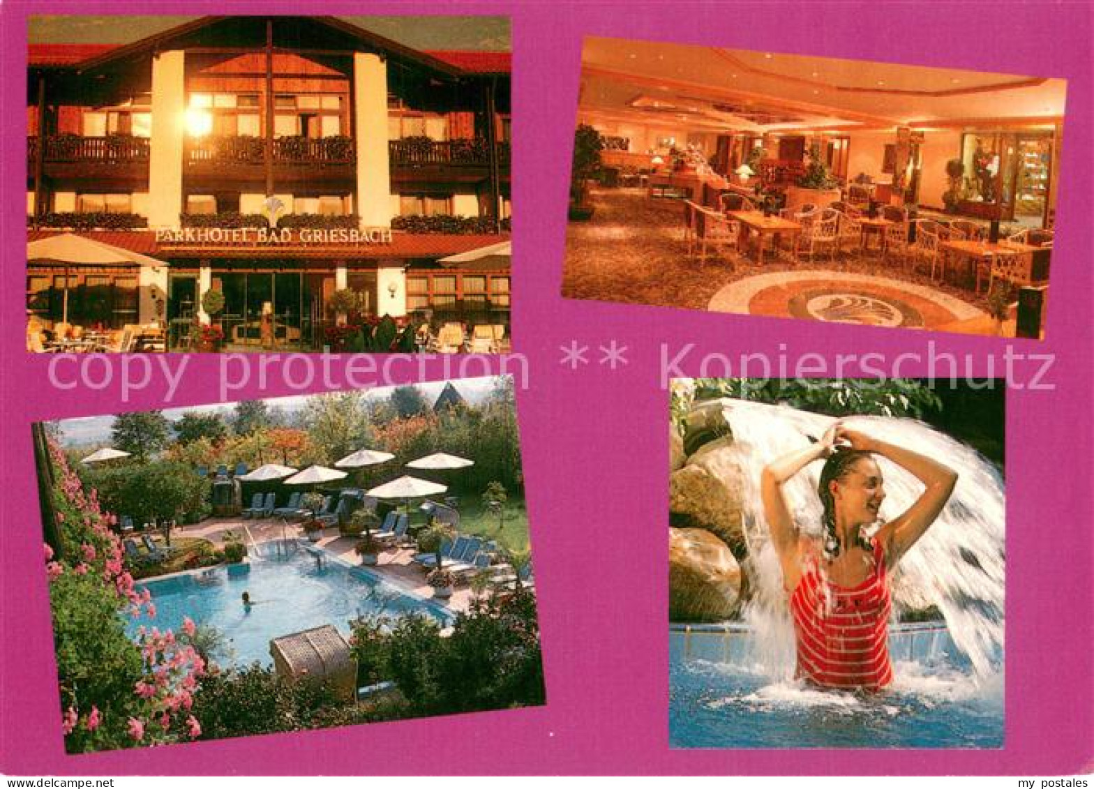 73751613 Bad Griesbach Rottal Parkhotel Bad Griesbach Foyer Freibad Therme Bad G - Sonstige & Ohne Zuordnung
