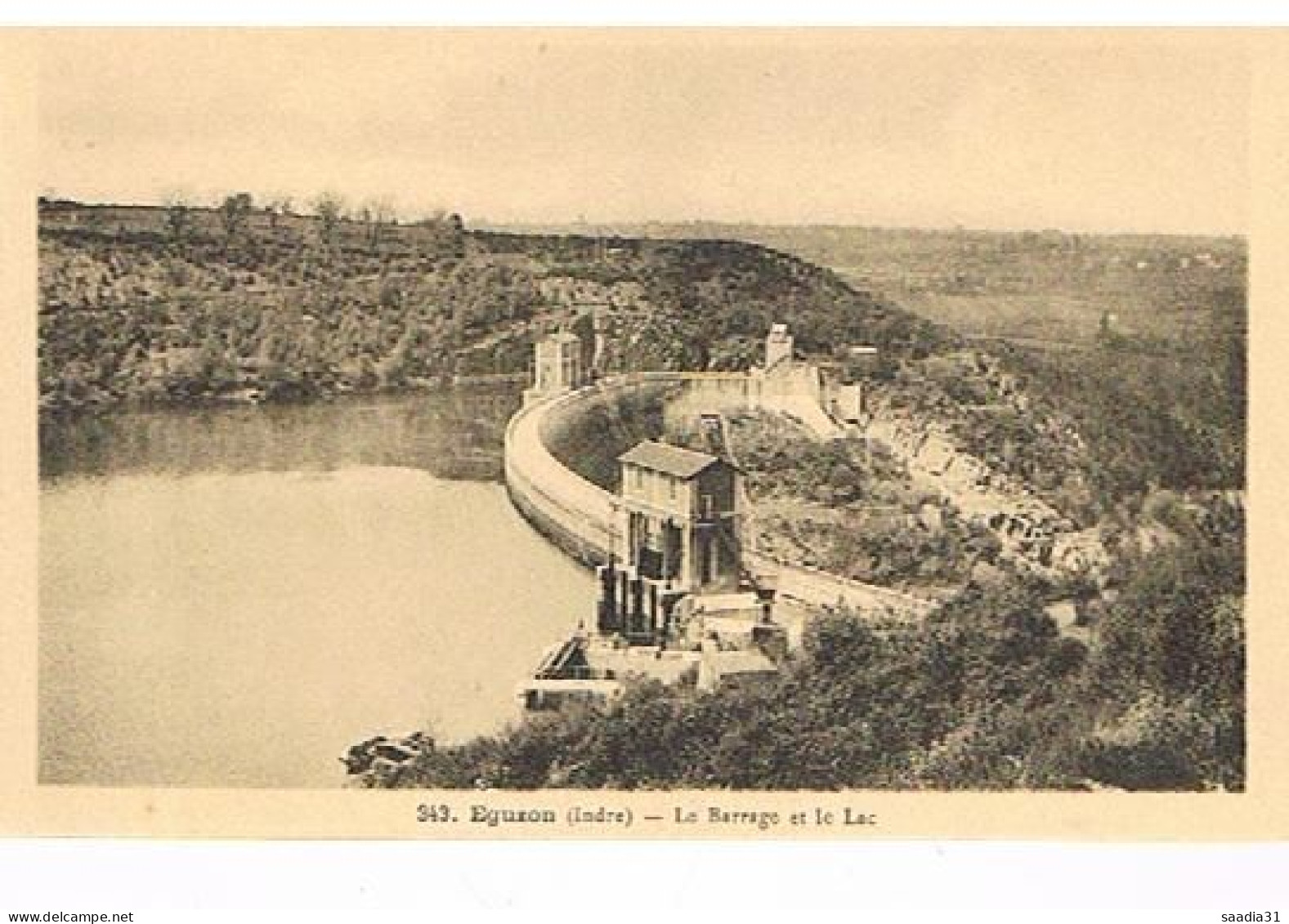 36  EGUZON LE BARRAGE ET LE LAC - Autres & Non Classés