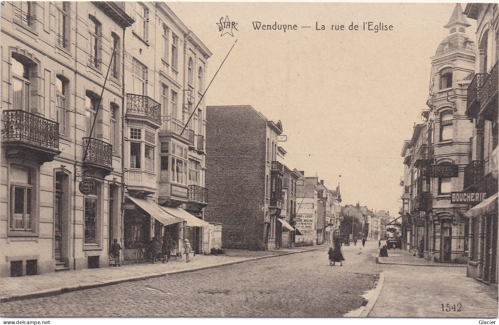 Wenduyne - La Rue De L' Eglise - Star N° 1542 - Wenduine