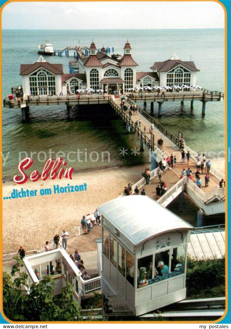 73751581 Sellin Ruegen Seebruecke Hotel Mit Schraegaufzug Himmelsstuermer Sellin - Andere & Zonder Classificatie