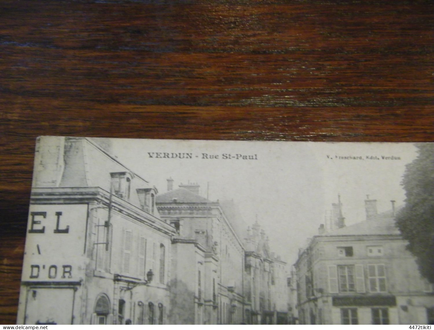 CPA - Verdun (55) - Rue St Saint Paul - Hôtel Cloche D'Or - 1912 - SUP (HV 7) - Verdun