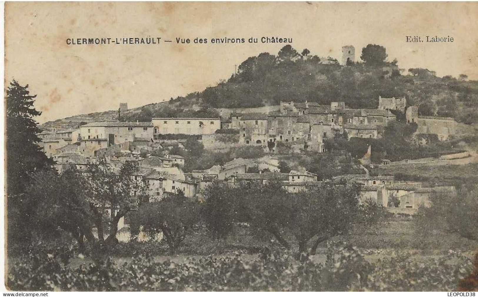 CLERMONT L'HERAULT Vue Des Environs Du Château - Clermont L'Hérault