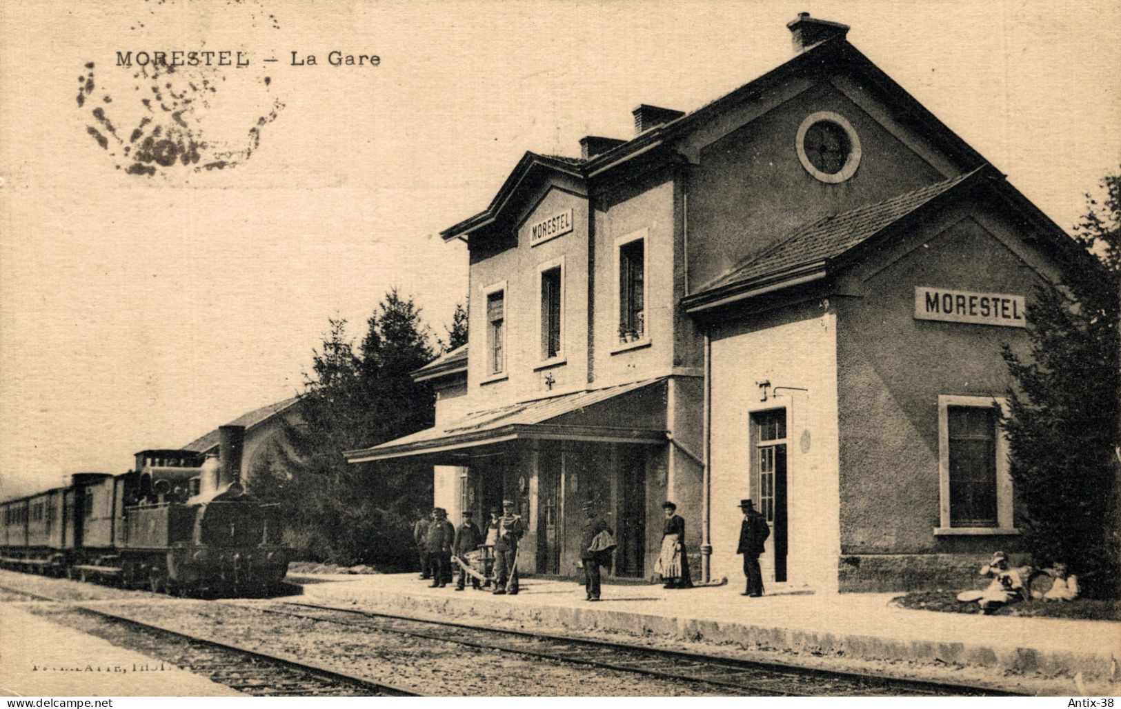 N76 - 38 - MORESTEL - Isère - La Gare - Morestel