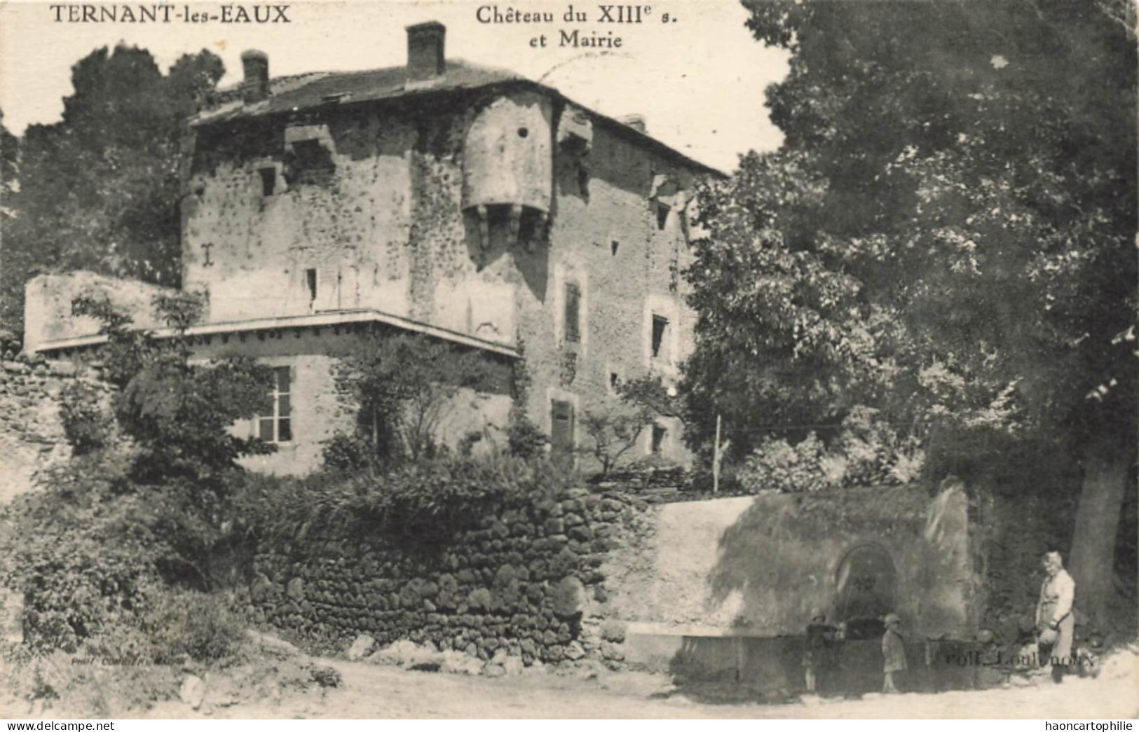 63 Ternant Les Eaux  Chateau Et Mairie - Sonstige & Ohne Zuordnung