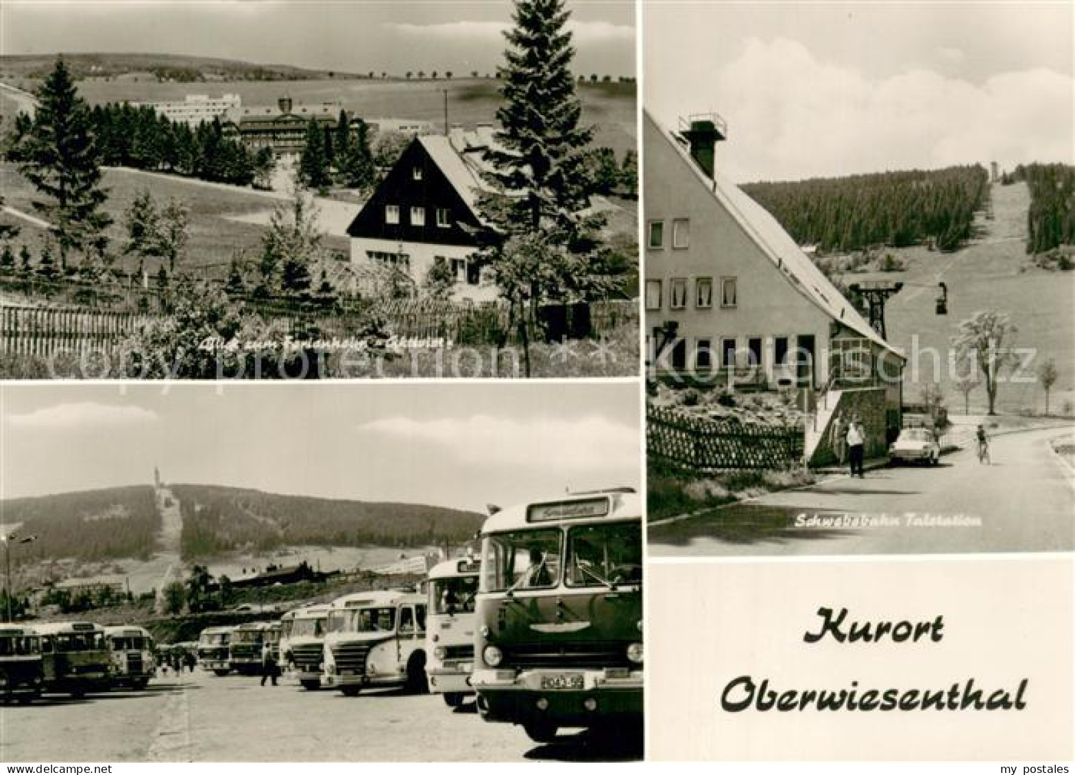 73751539 Oberwiesenthal Erzgebirge Ferienheim Aktivist Schwebebahn Talstation Bu - Oberwiesenthal