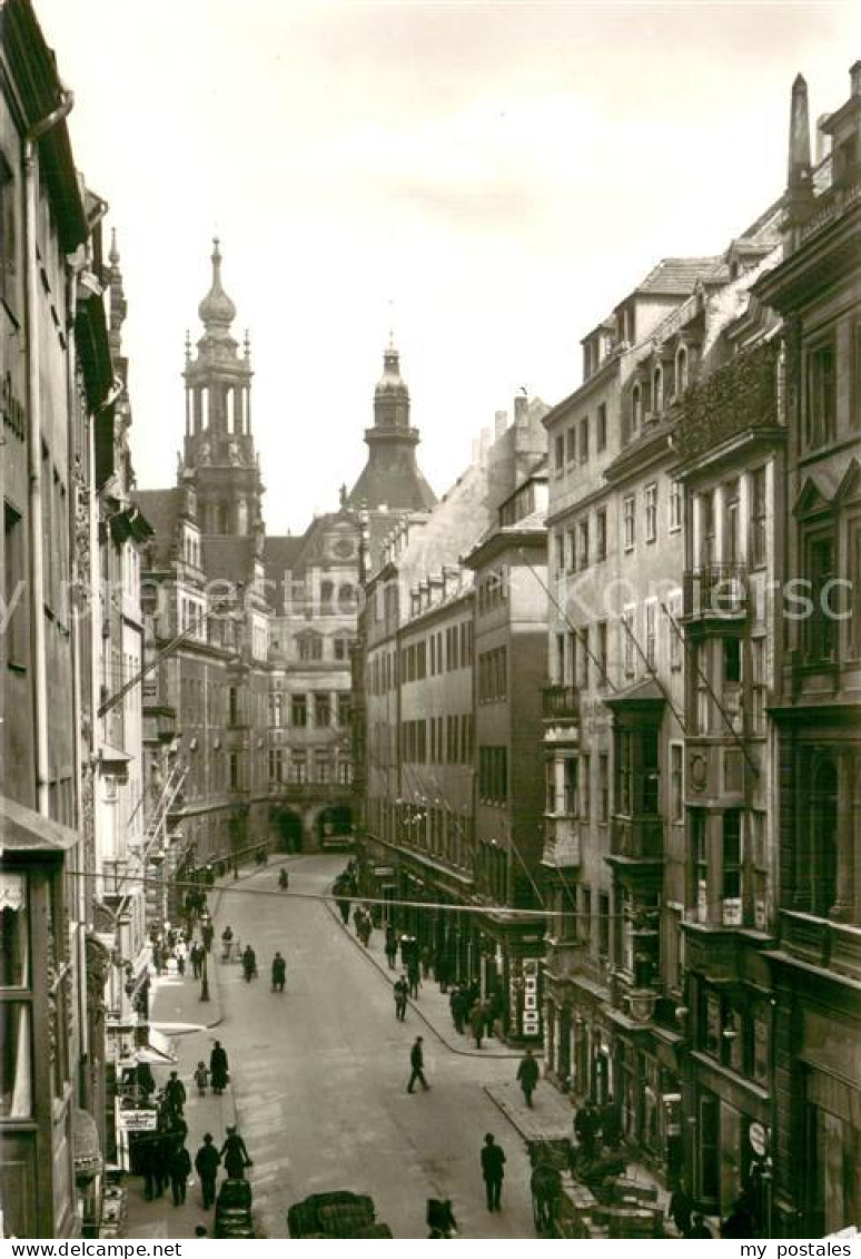 73751537 Dresden Schlossstrasse Von Der Sporergasse Bis Zum Georgentor Vor 1945  - Dresden