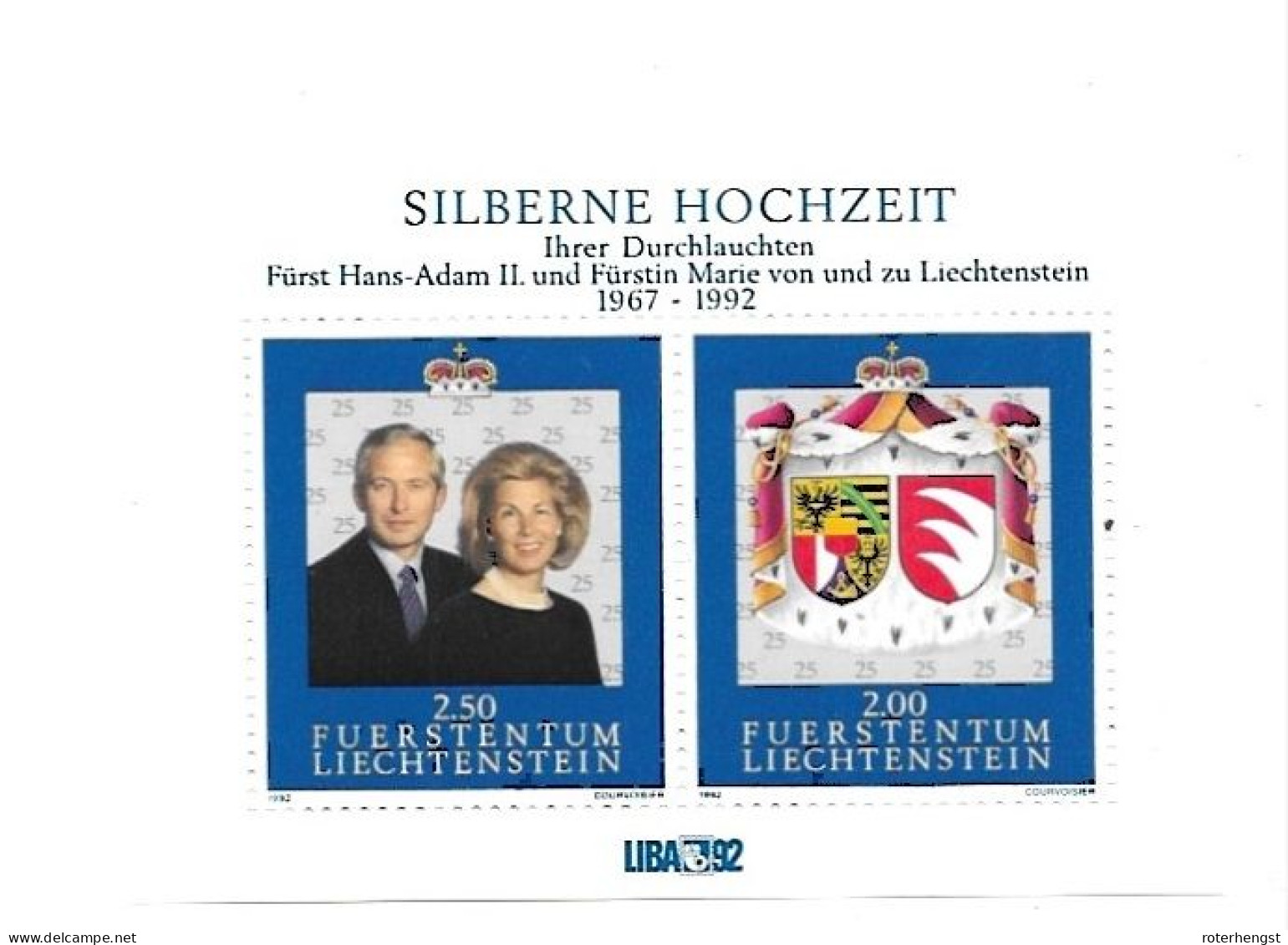 Liechtenstein Mnh ** 1992 (50% Of Face Value) - Blocs & Feuillets