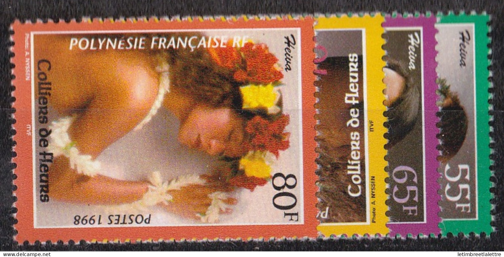 Polynésie - YT N° 566 à 569 ** - Neuf Sans Charnière - 1998 - Ungebraucht