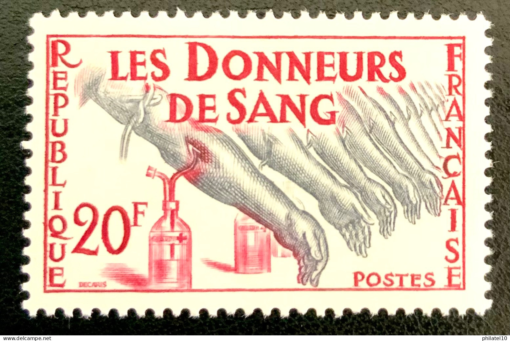 1959 FRANCE N 1220 LES DONNEURS DE SANG - NEUF - Ongebruikt