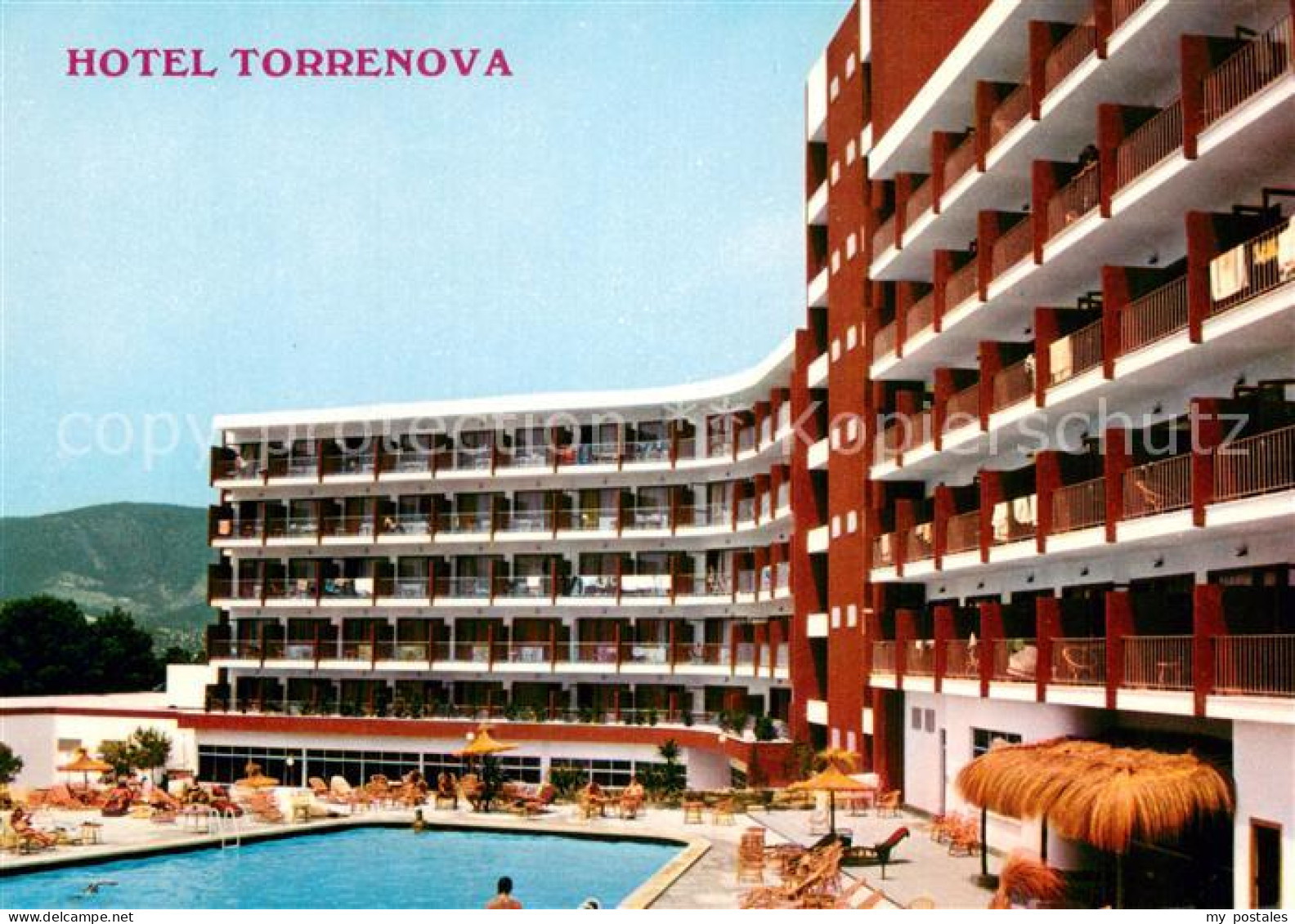 73751491 Palma Nova Mallorca Hotel Torrenova Pool Palma Nova Mallorca - Autres & Non Classés