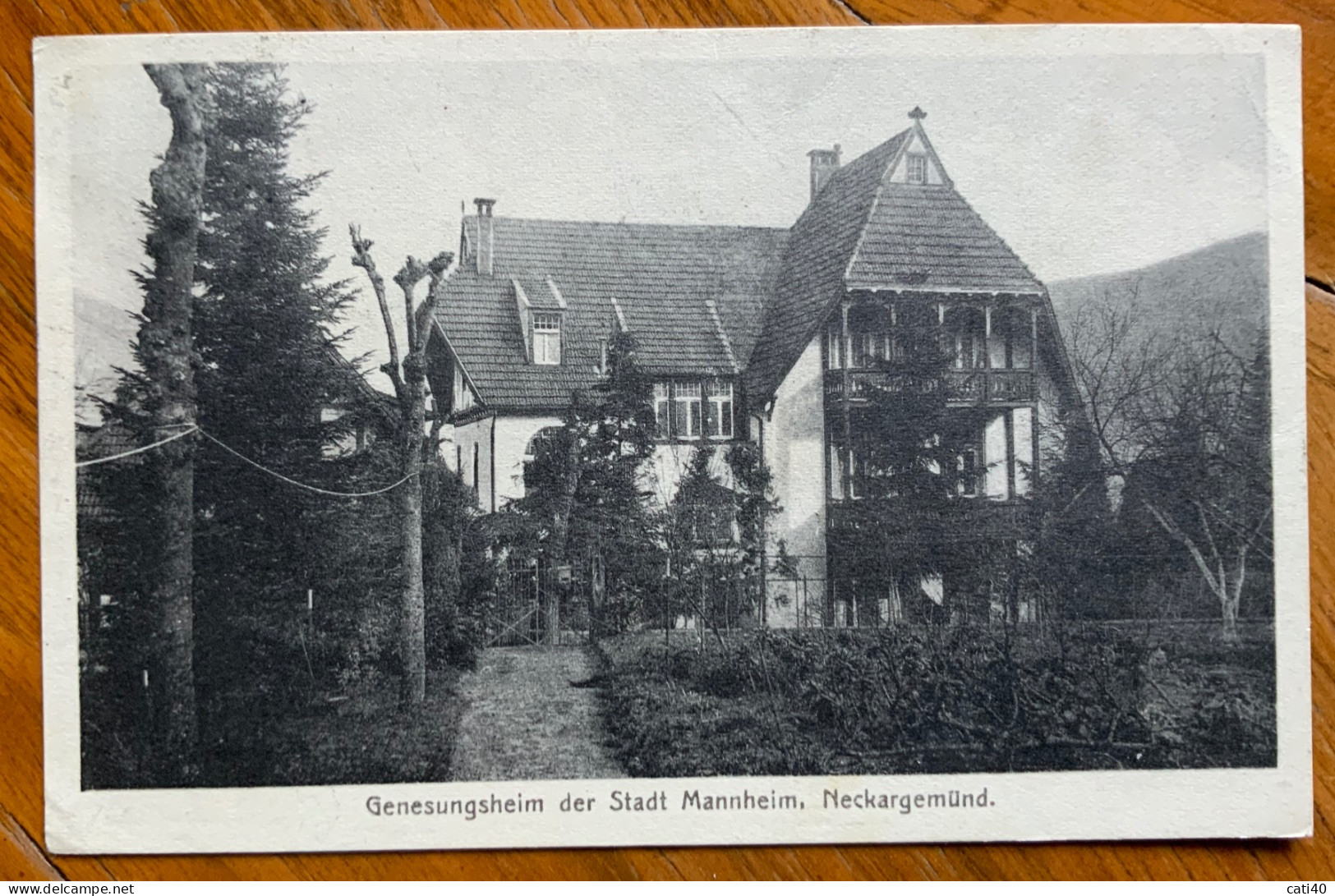 GERMANIA - GENESUNGSCHEIM Der STADTMANNHEIM,NECKARGEMUND -  AMBULANTE FERROVIARIO 1925 - Da Identificare