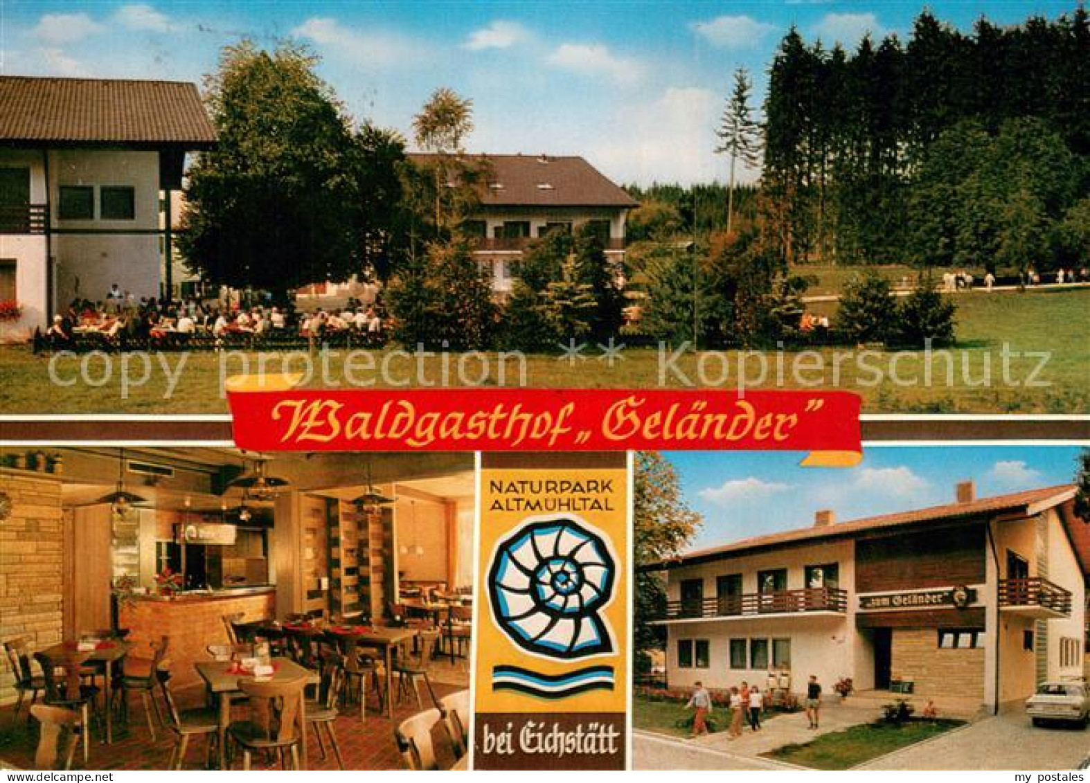 73751477 Eichstaett Oberbayern Waldgasthof Gelaender Gaststube Terrasse Eichstae - Eichstaett