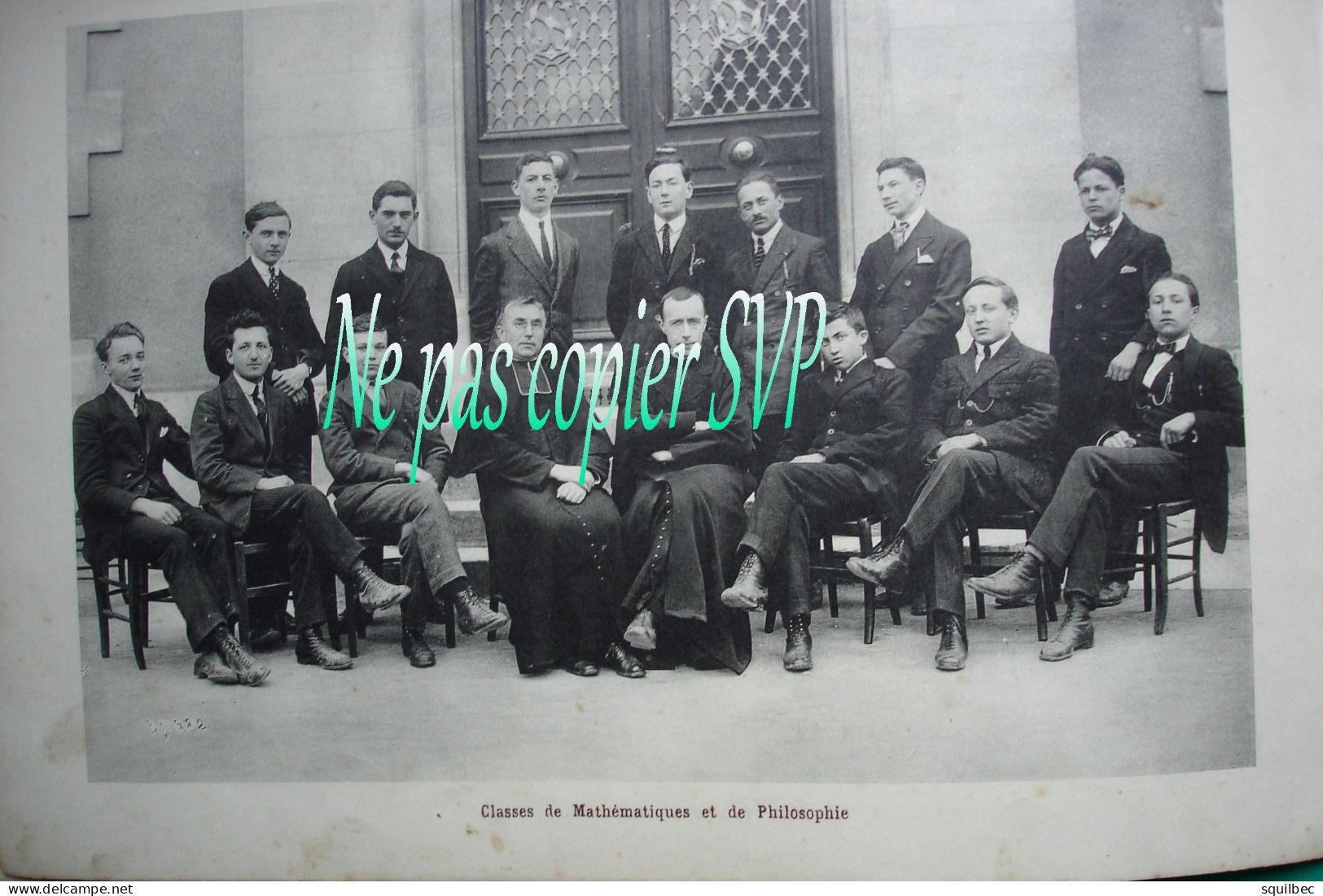 ALBUM de 1921 institution SAINTE MARIE à BOURGES (18) seize photos grand format des lieux et des élèves