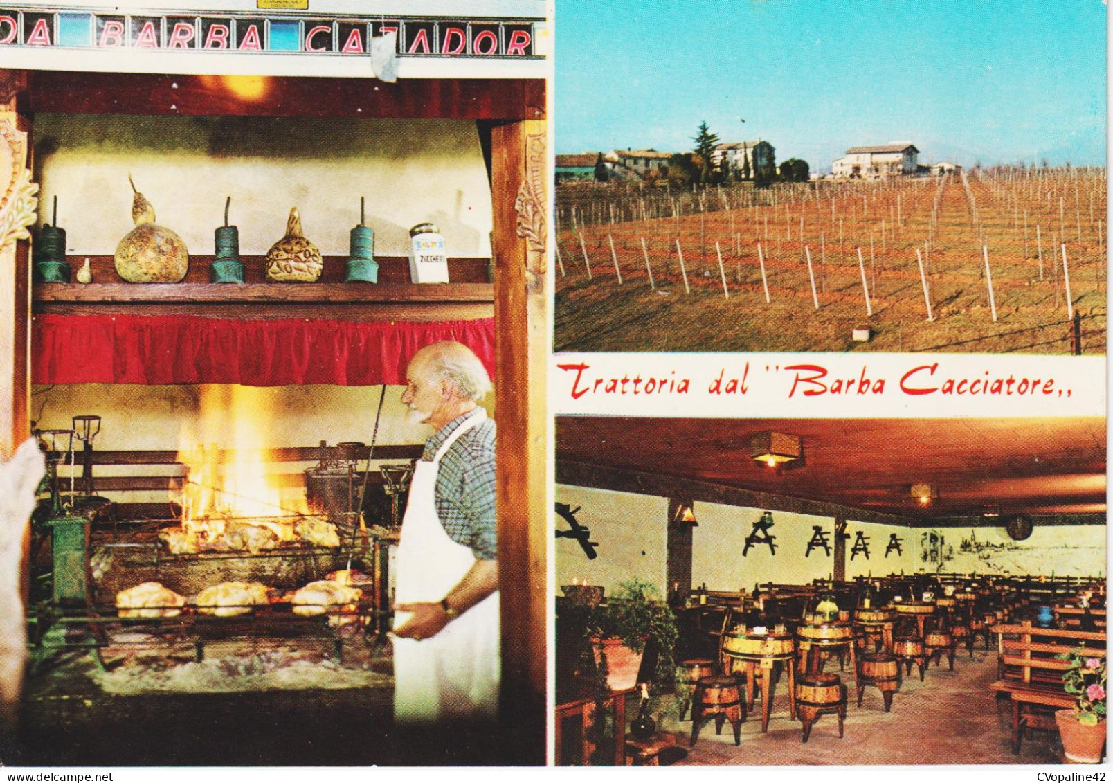 S. PIETRO DI FELETTO (Veneto-Treviso) Trattoria - Bar - Taverna  "dal BARBA CACCIATORE" En 1974 - Venetië (Venice)