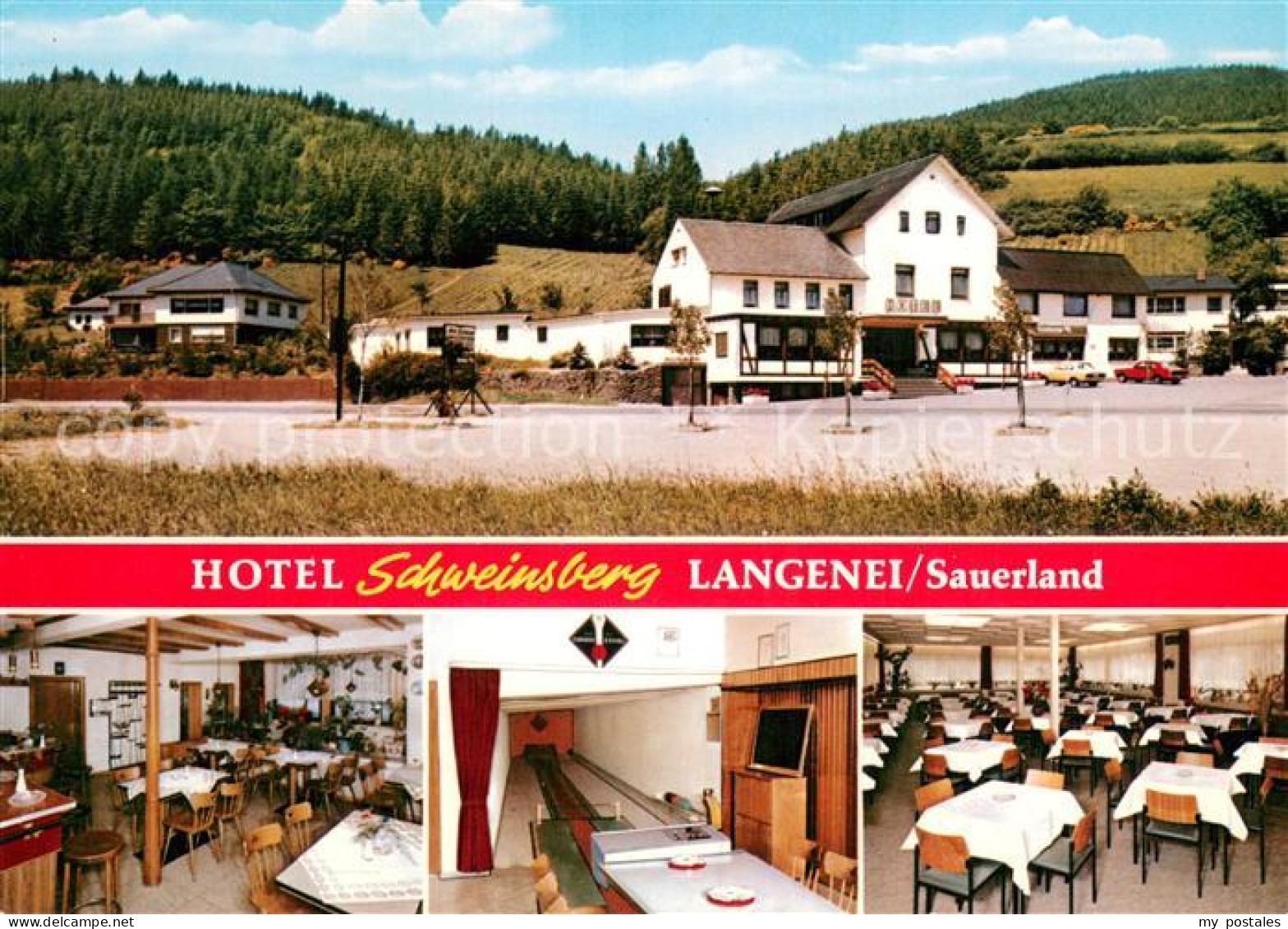 73751465 Langenei Hotel Schweinsberg Gastraeume Kegelbahn Langenei - Other & Unclassified