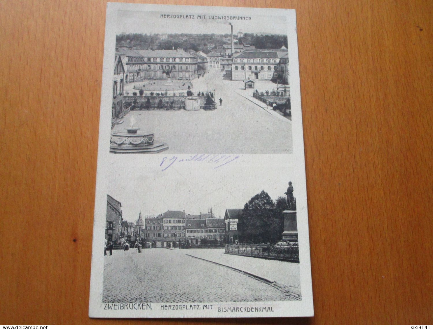 Herzogplatz Mit Ludwigsbrunnen/Bismarckdenkmal - Zweibrücken