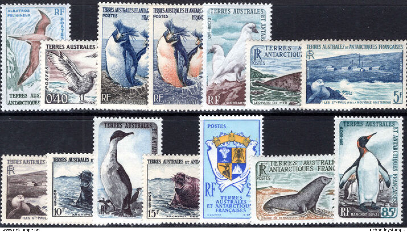 FSAT 1956-60 Postage Set Unmounted Mint. - Ongebruikt