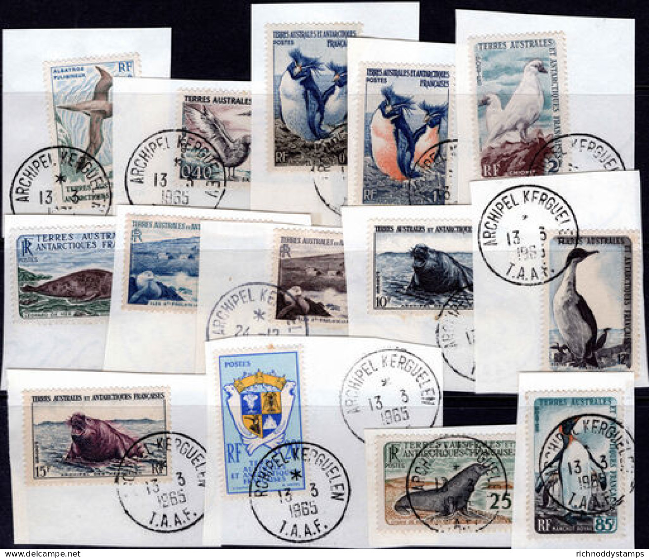 FSAT 1956-60 Postage Set Fine Used. - Oblitérés