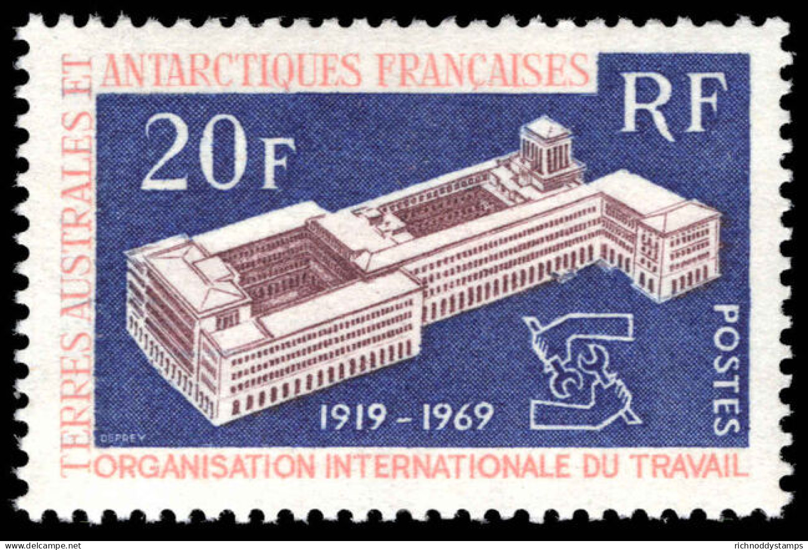 FSAT 1969 ILO Unmounted Mint. - Neufs