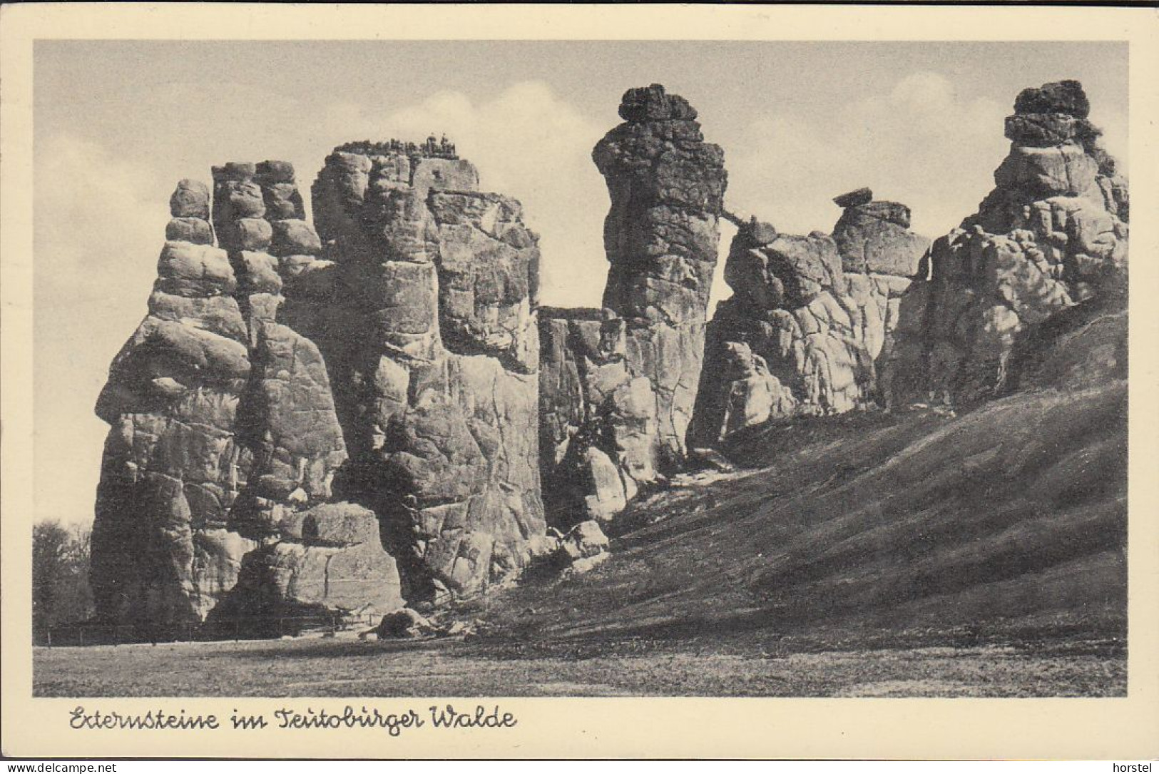 D-32756 Detmold - Externsteine Im Teutoburger Walde (stamp 1955) - Detmold