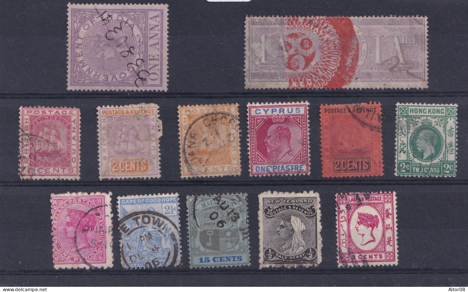 LOT DE TIMBRES OBLITERES DE 1880/1906. INTERESSANTS .A VOIR .BELLE COTE - Sonstige & Ohne Zuordnung