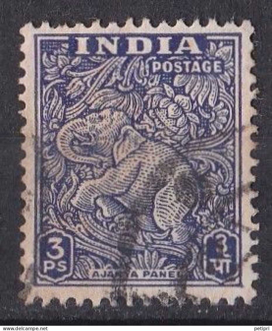 Inde  - 1947  1949 -  Dominion -  Y&T N °  7  Oblitéré - Usati
