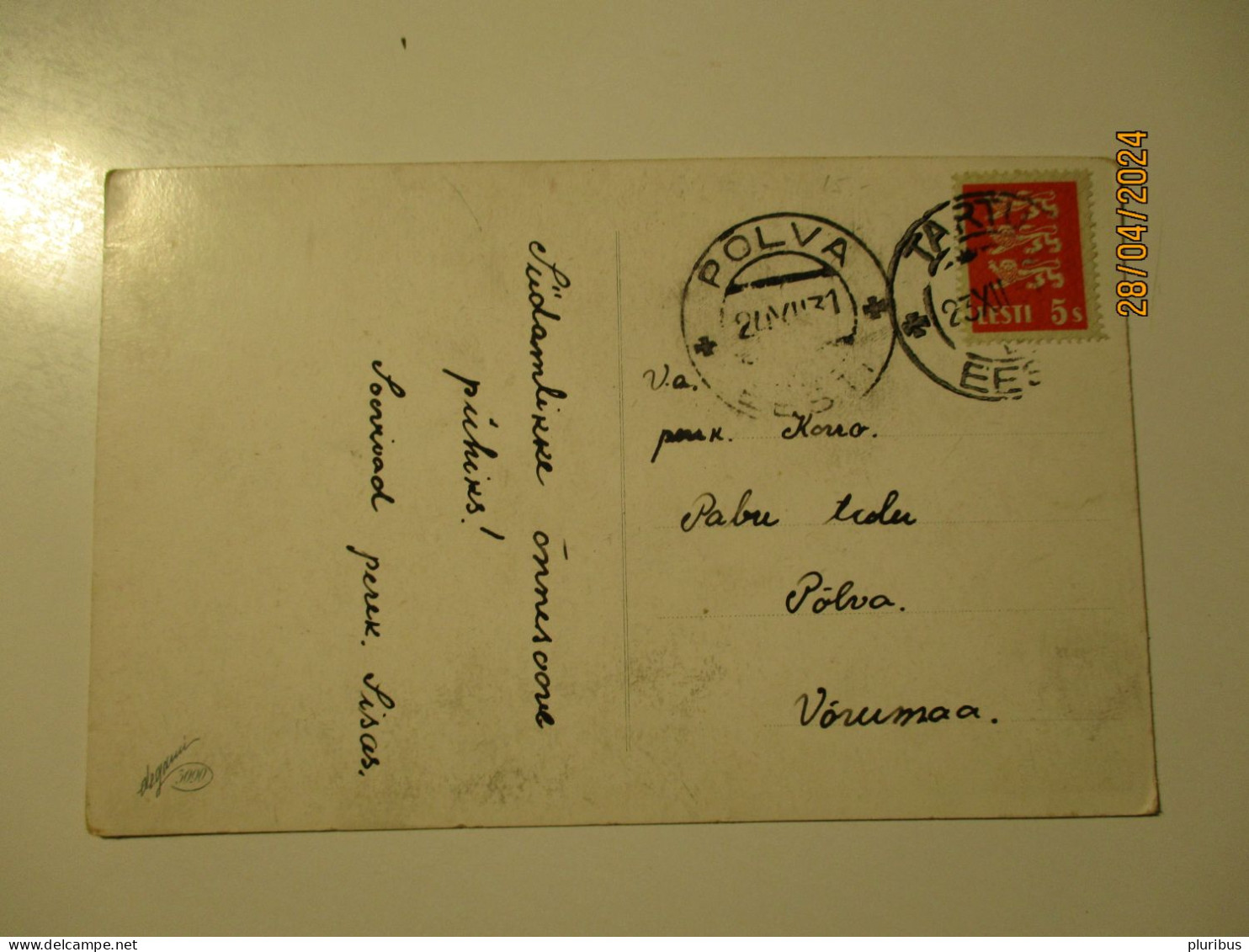 1931 ESTONIA TARTU TO PÕLVA , 5-4 - Estonia