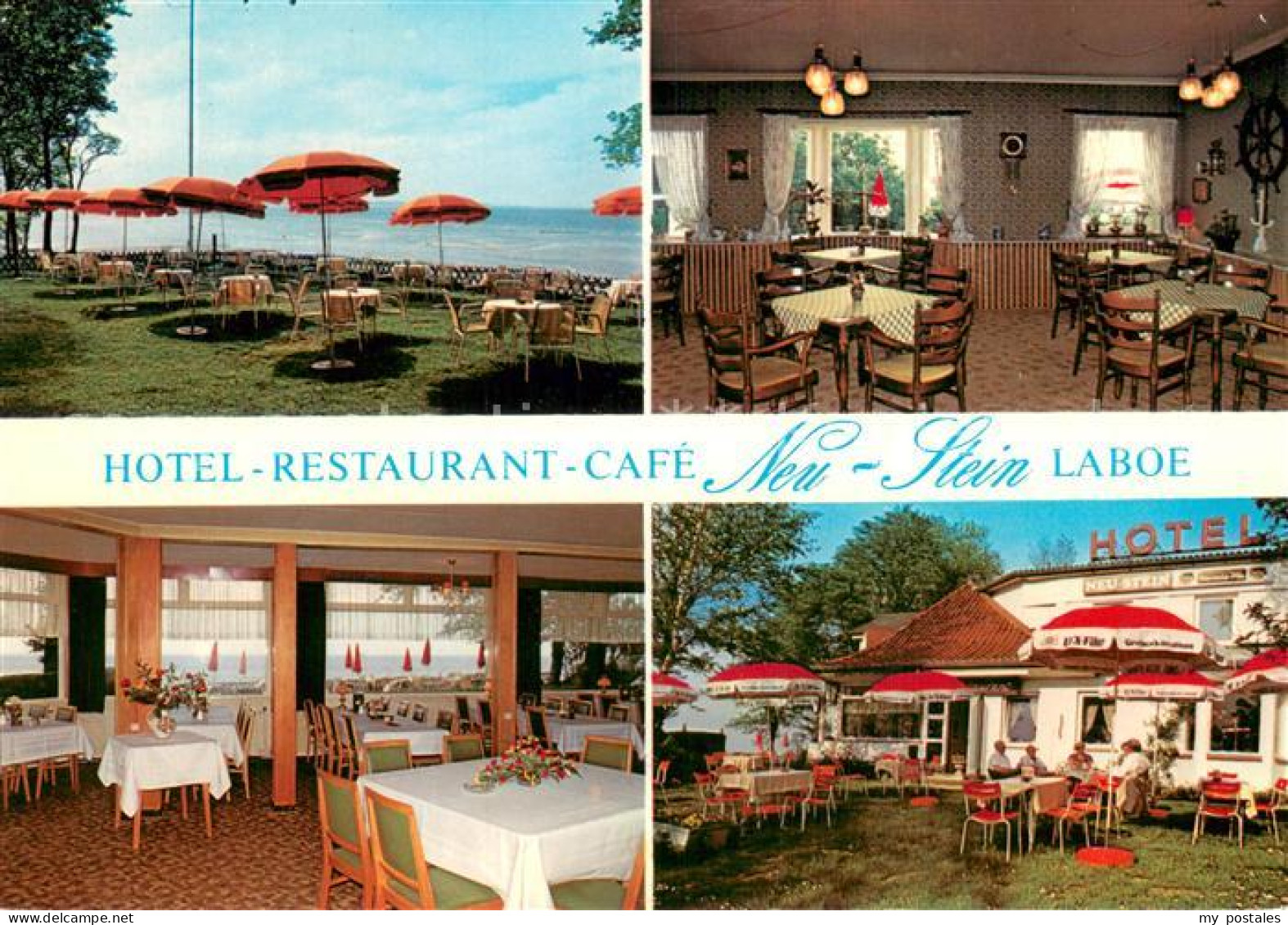 73751431 Laboe Hotel Restaurant Cafe Neu-Stein Gastraeume Gartenterrasse Laboe - Laboe