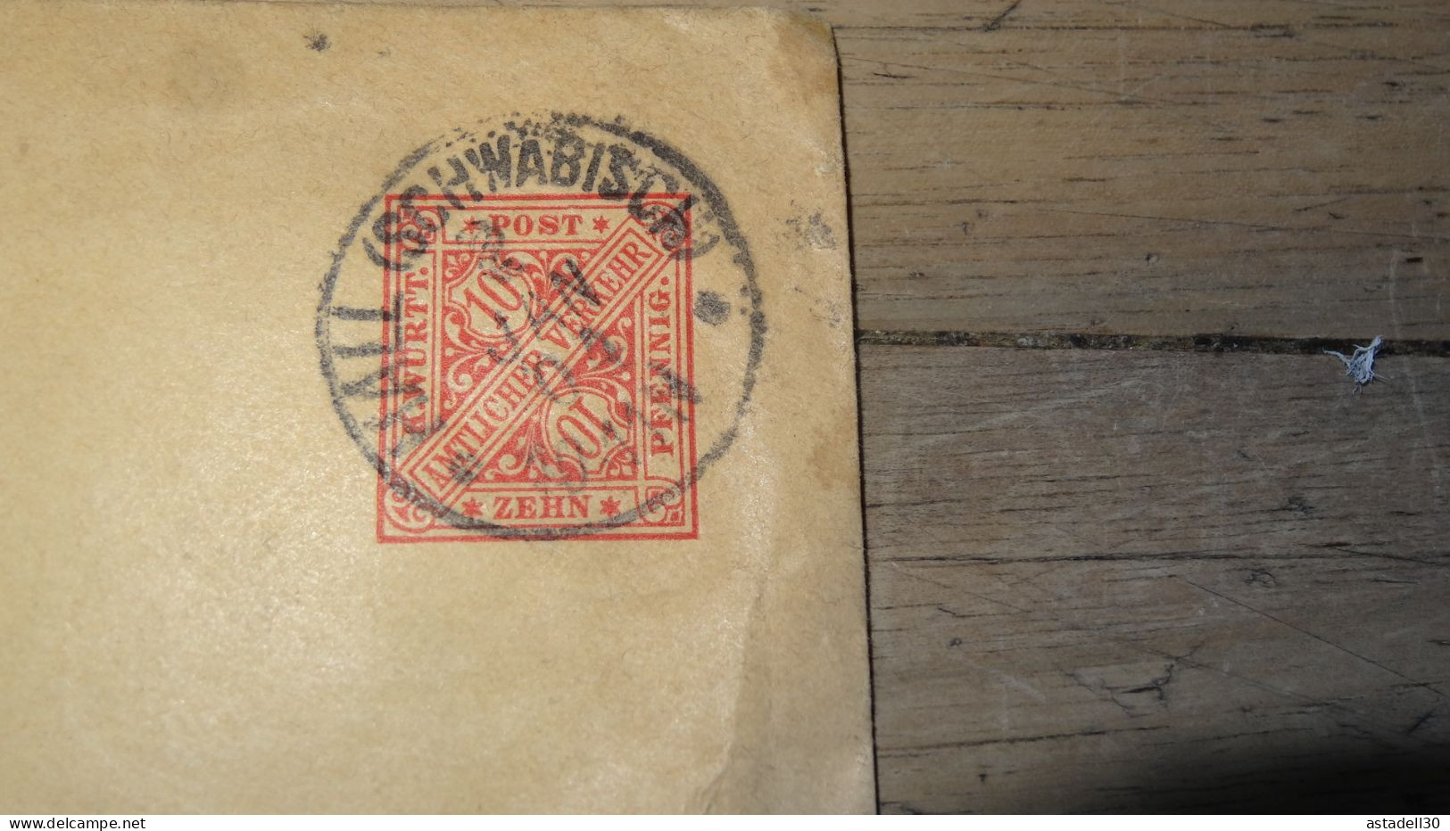 Postal Staionnery Schwabisch 1901   ......... Boite1 ...... 240424-93 - Brieven En Documenten