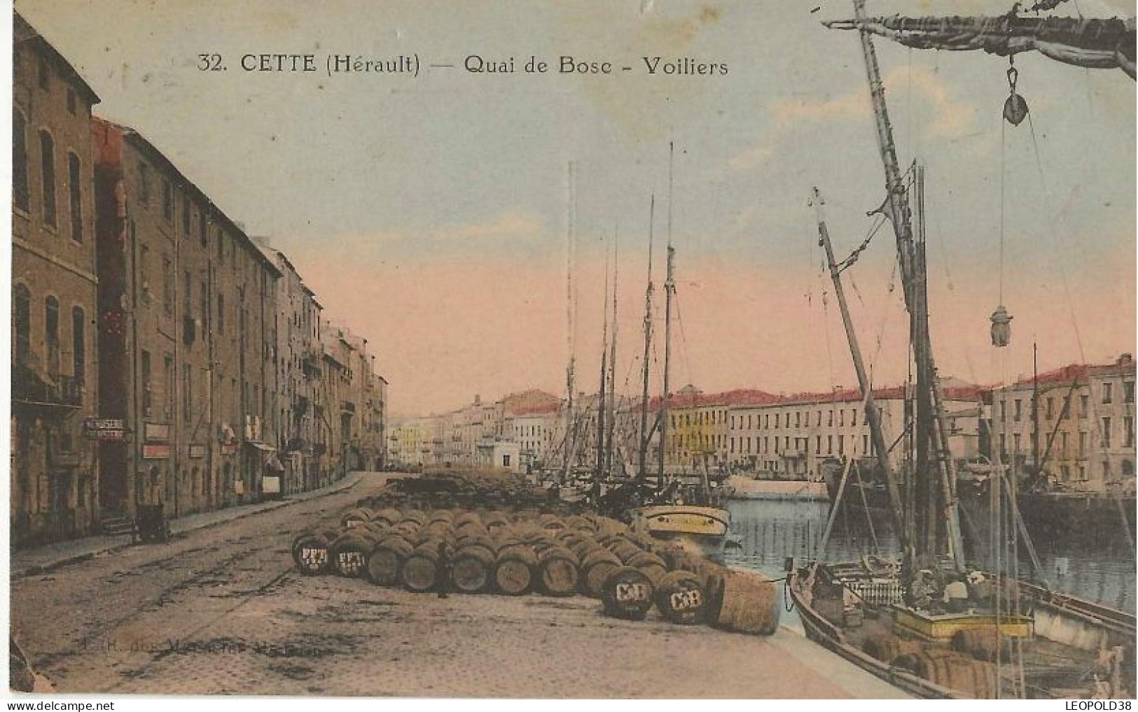 CETTE Quai De Bosc - Sete (Cette)