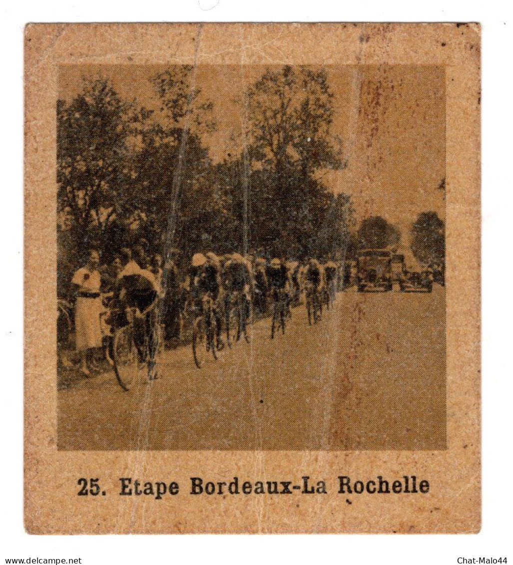 Tour De France 1936 - 18ème étape Bordeaux-La Rochelle. Image N°25 “Les Géants De La Route”. Gomme à Mâcher Globo - Cyclisme