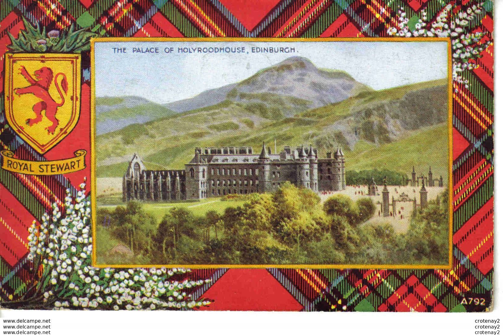 Ecosse Scotland EDINBURGH The Palace Of Holyroodhouse Royal Stewart En 1949 Valentine & Sons - Midlothian/ Edinburgh