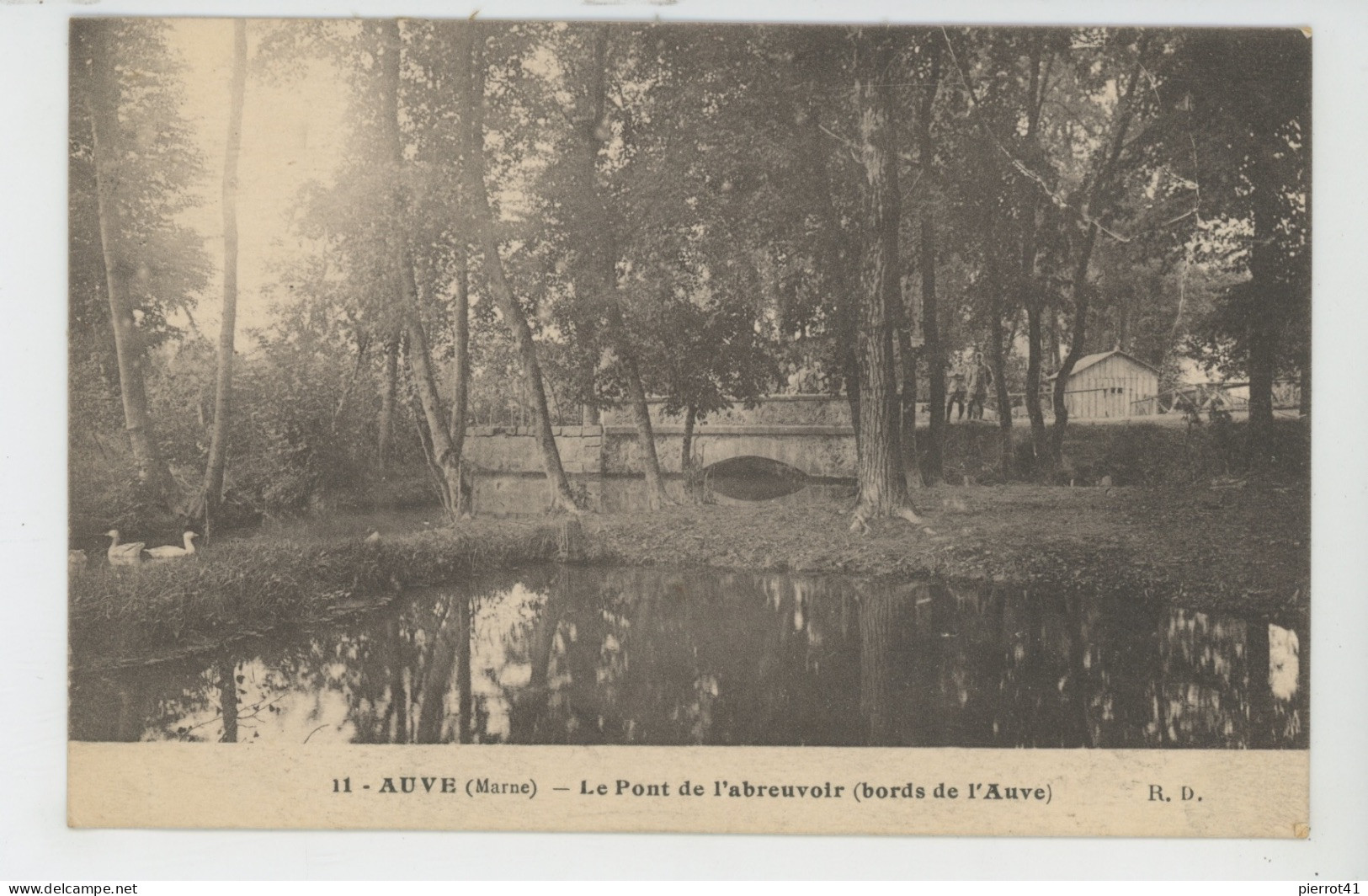 AUVE - Le Pont De L'Abreuvoir (bords De L'Auve ) - Autres & Non Classés