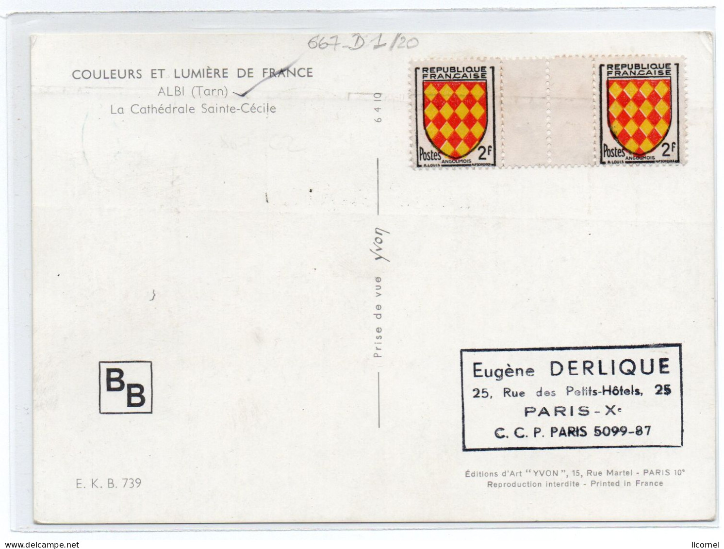 Carte Maxi 1958 : Albi , Cathedrale Ste Cecile - 1950-1959