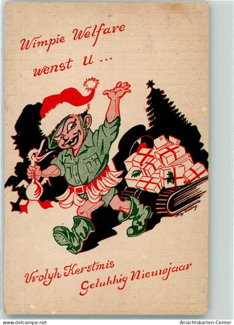 13185505 - Dienst Welfare Vrolyk Kerstmis  Militaer AK - Nieuwjaar