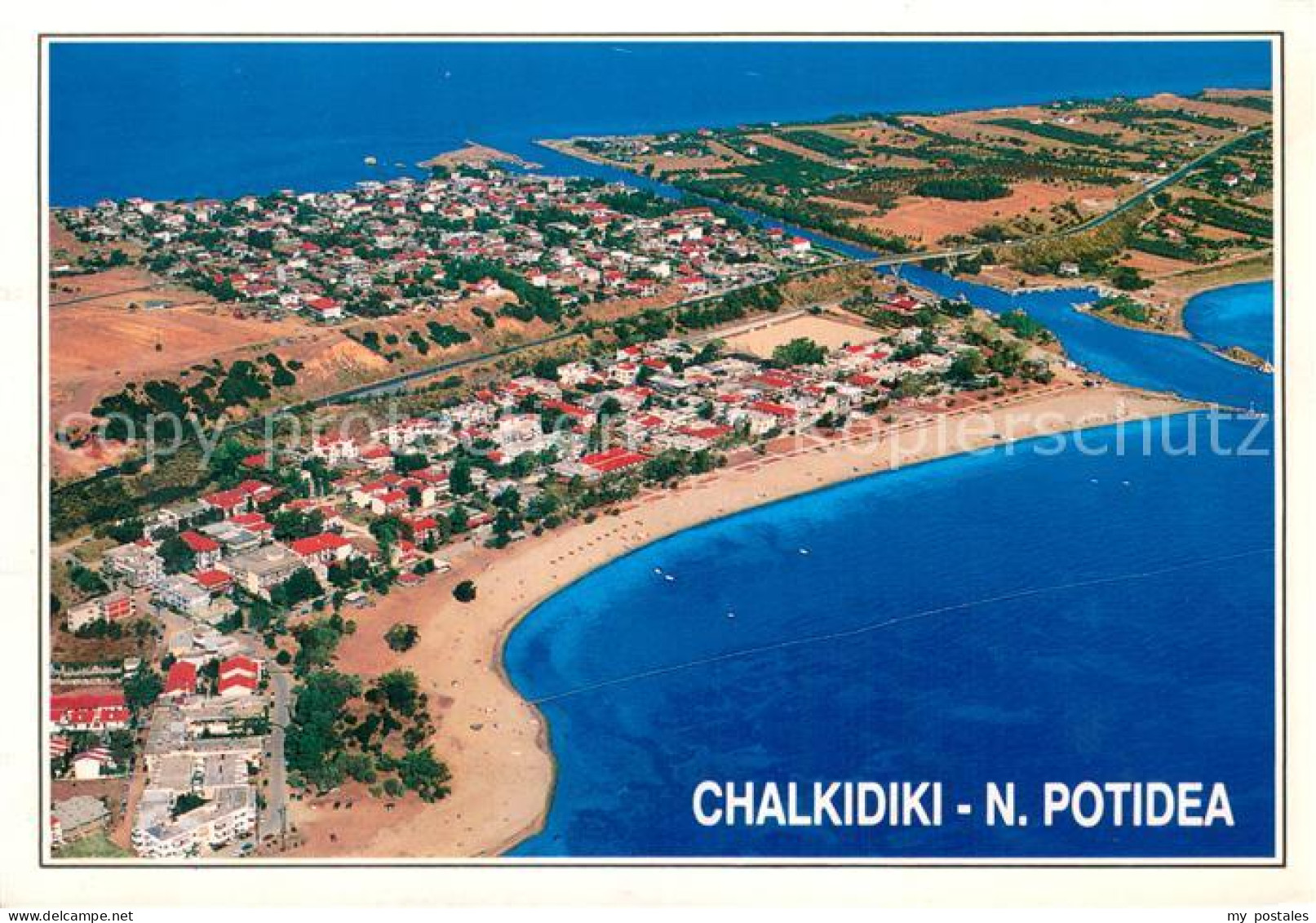 73751194 Chalkidiki Potidea Fliegeraufnahme Chalkidiki - Grecia