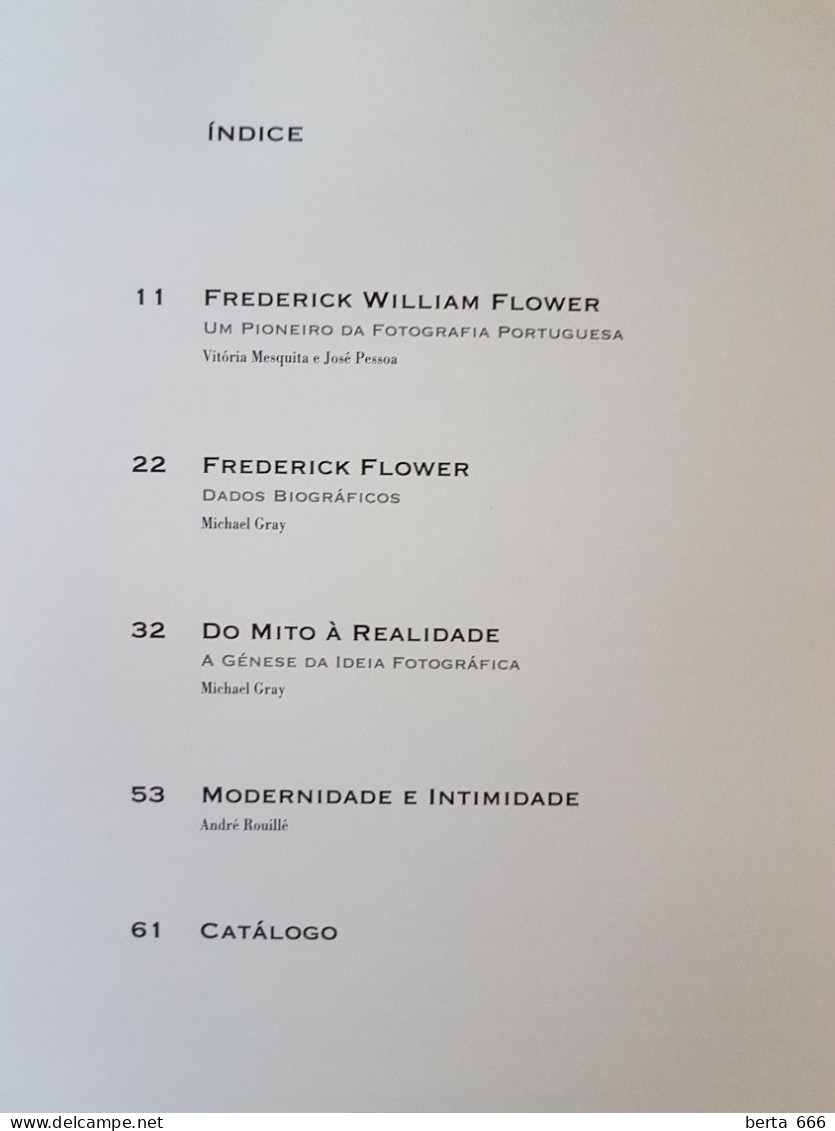 Livro Fotografia * Photography Book * Frederick William Flower *  "Um Pioneiro Da Fotografia Portuguesa" - Fotografía