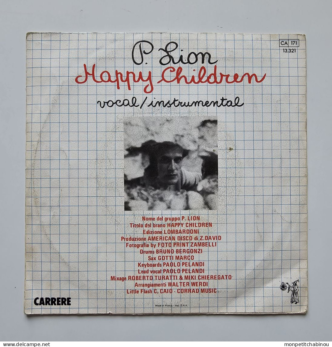 45T P.LION : Happy Children - Otros - Canción Inglesa