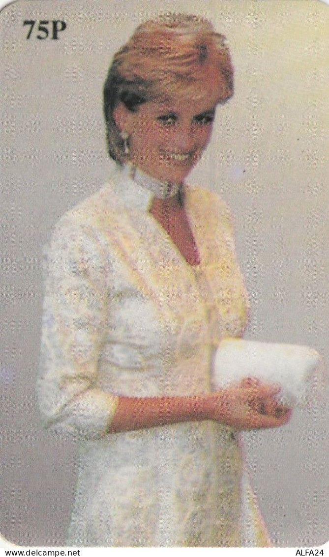 PREPAID PHONE CARD UK LADY DIANA (CZ1999 - BT Kaarten Voor Hele Wereld (Vooraf Betaald)