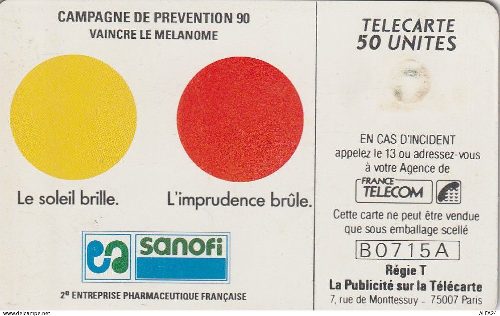 PHONE CARD FRANCIA 1990 (CZ1964 - 1990