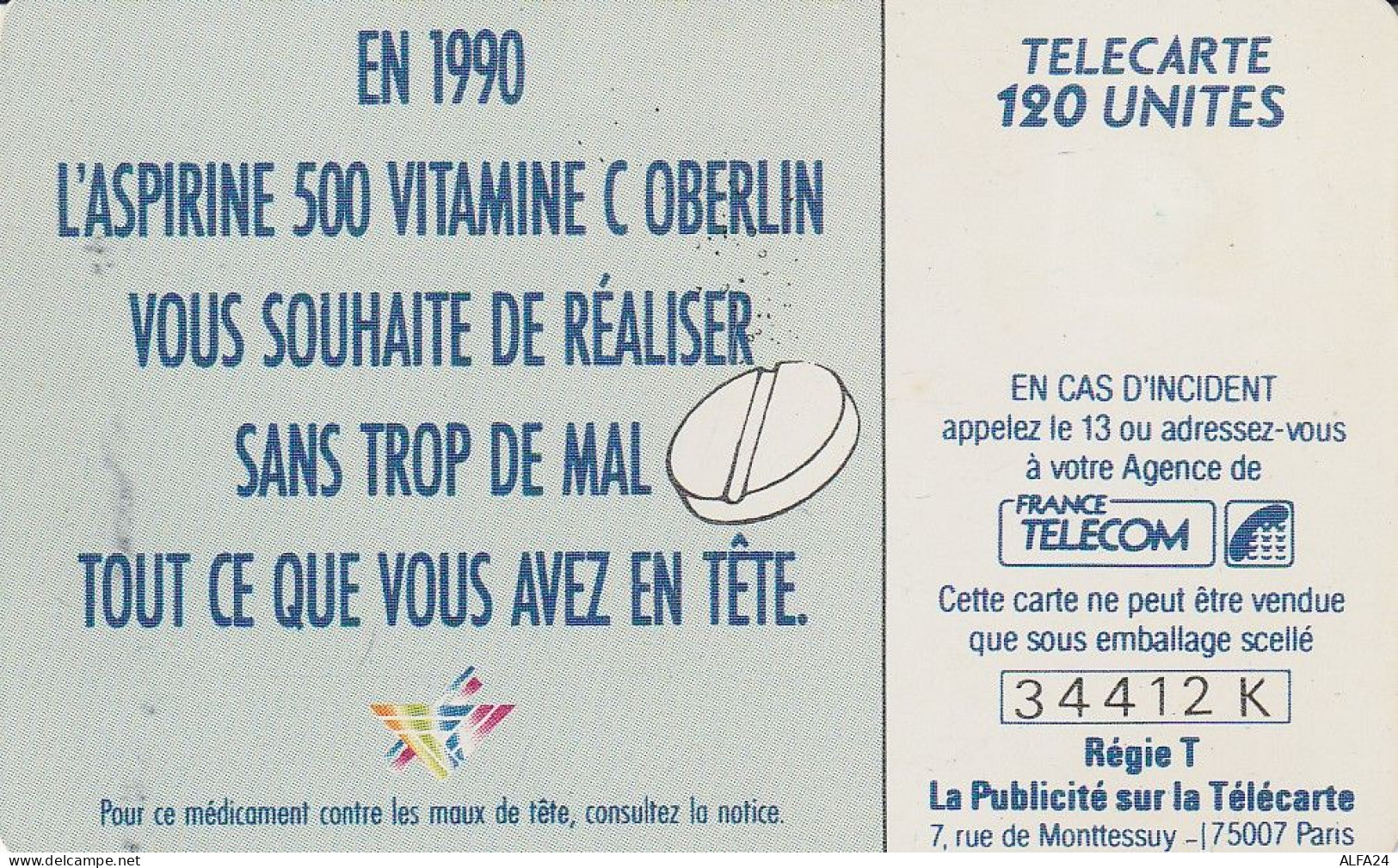 PHONE CARD FRANCIA 1990 (CZ1967 - 1990