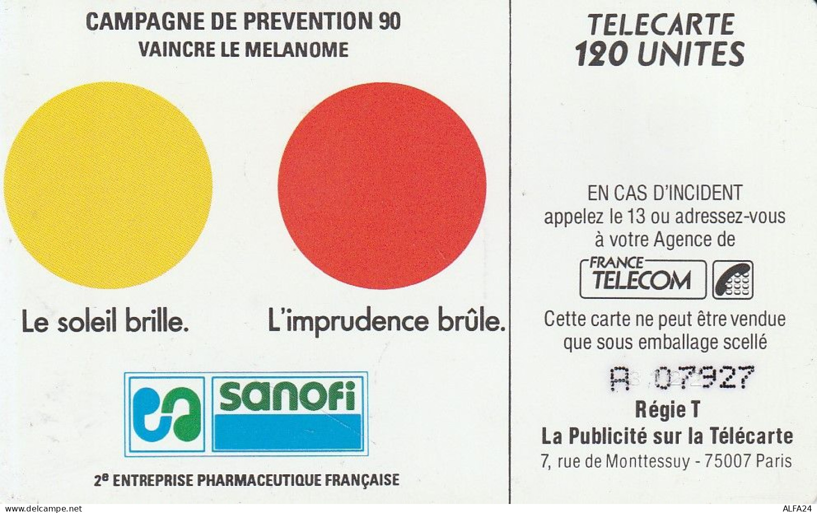 PHONE CARD FRANCIA 1990 (CZ1966 - 1990