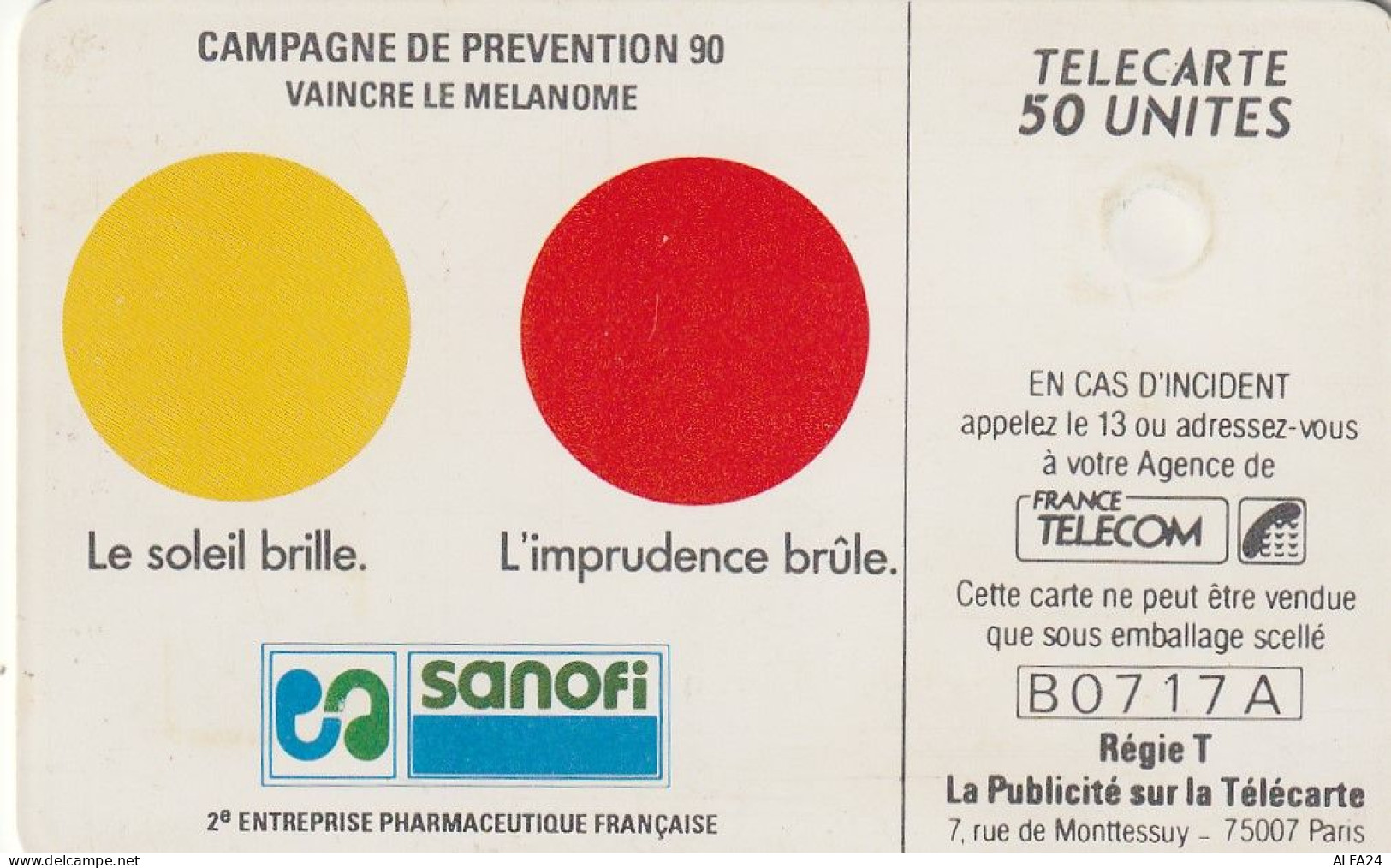 PHONE CARD FRANCIA 1990 (CZ1965 - 1990